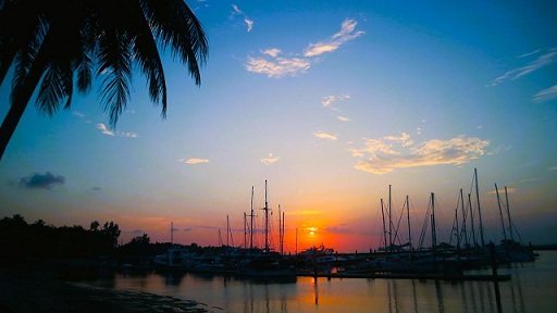 Pemandangan Suasana Sunset dilihat dari Lokasi-beritakepri.id