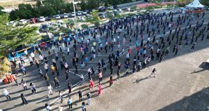 BP Batam Sukses Menggelar Senam Gabungan Akhir Tahun, Karyawan Sehat dan Produktif
