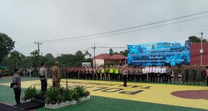 Polresta Tanjungpinang Pastikan Kesiapan Pengamanan Nataru Lewat Apel Operasi Lilin Seligi 2025